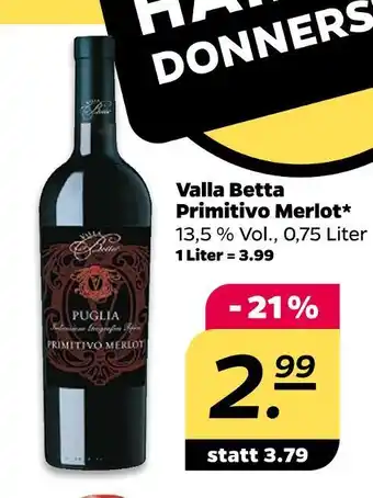 NETTO Valla betta primitivo merlot Angebot
