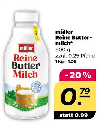 NETTO Müller reine buttermilch Angebot