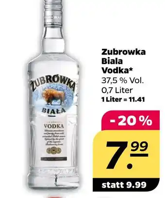 NETTO Zubrowka biala vodka Angebot