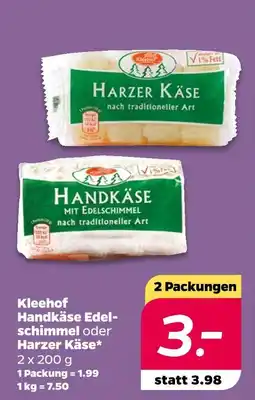NETTO Kleehof handkäse mit edelschimmel Angebot