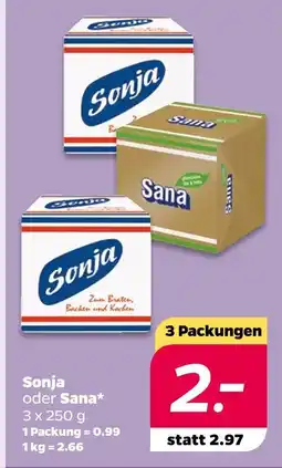 NETTO Sonja oder sana Angebot