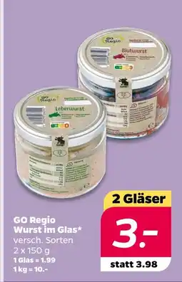 NETTO Go regio wurst im glas Angebot