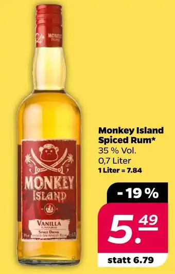 NETTO Monkey island spiced rum Angebot