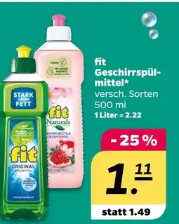 NETTO Fit geschirrspülmittel Angebot
