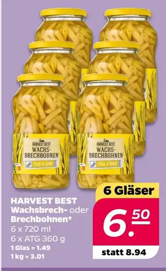 NETTO Harvest best wachsbrechbohnen Angebot