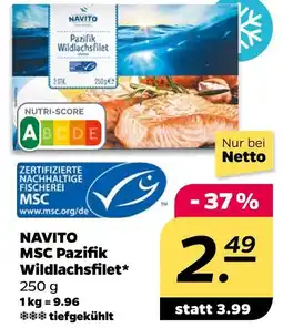 NETTO Navito msc pazifik wildlachsfilet Angebot