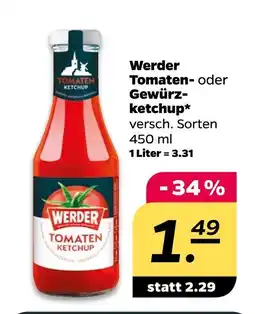 NETTO Werder tomatenketchup Angebot