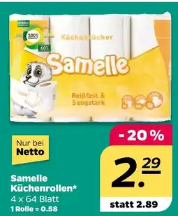 NETTO Samelle küchenrollen Angebot
