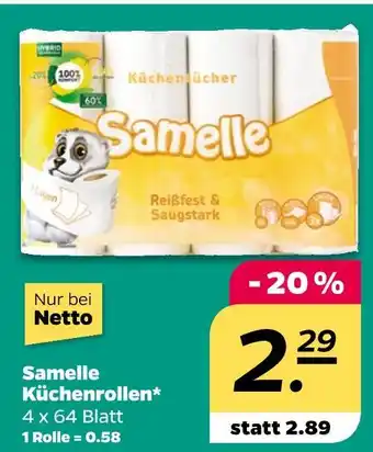 NETTO Samelle küchenrollen Angebot