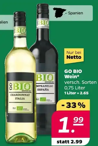NETTO Go bio wein Angebot