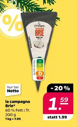 NETTO La campagna brie Angebot
