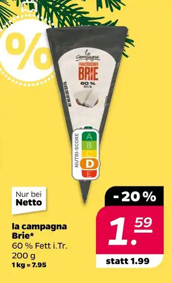 NETTO La campagna brie Angebot