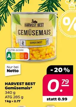 NETTO Harvest best gemüsemais Angebot