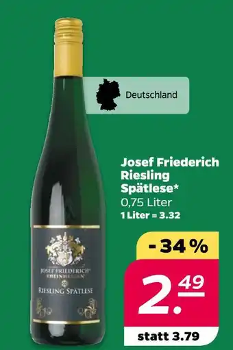 NETTO Josef friederich riesling spätlese Angebot
