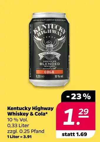 NETTO Kentucky highway whiskey & cola Angebot