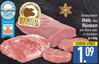 E-Center Strohschwein Hals oder Rücken Angebot