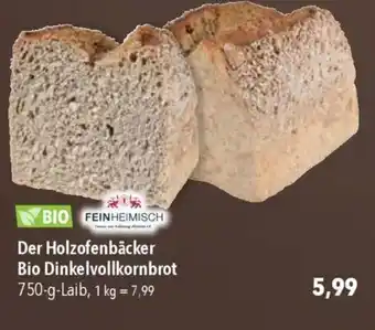 CITTI Markt Der Holzofenbäcker Bio Dinkelvollkornbrot Angebot