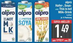 E-Center alpro Hafer-, Soya- oder This is not Milk-Drink Angebot