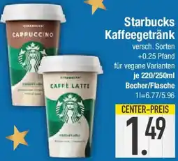 E-Center Starbucks Kaffeegetränk Angebot