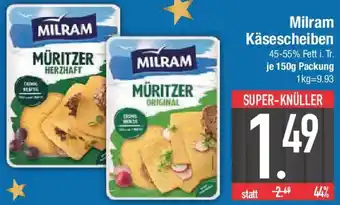 E-Center Milram Käsescheiben Angebot