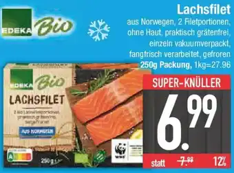 E-Center EDEKA Bio Lachsfilet Angebot