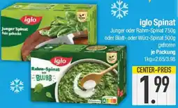 E-Center iglo Spinat Angebot