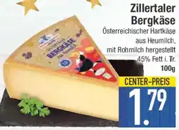 E-Center Zillertaler Bergkäse Angebot