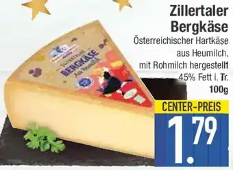 E-Center Zillertaler Bergkäse Angebot