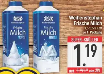 E-Center Weihenstephan Frische Milch Angebot
