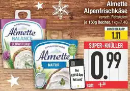E-Center Almette Alpenfrischkäse Angebot