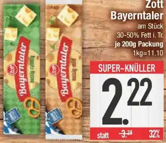 E-Center Zott Bayerntaler Angebot