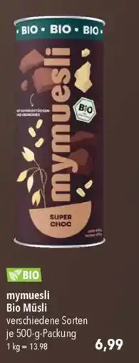 CITTI Markt mymuesli Bio Müsli Angebot