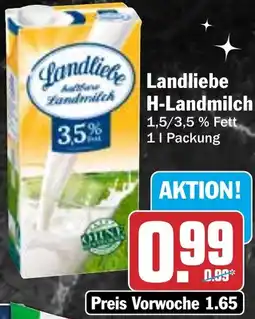 HIT Landliebe H-Landmilch Angebot