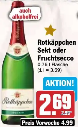 HIT Rotkäppchen Sekt oder Fruchtsecco Angebot