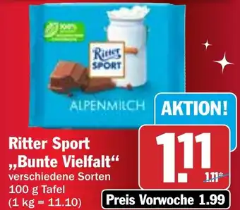 HIT Ritter Sport ,,Bunte Vielfalt" Angebot