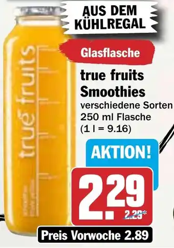 HIT true fruits Smoothies Angebot