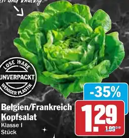 HIT Belgien/Frankreich Kopfsalat Angebot