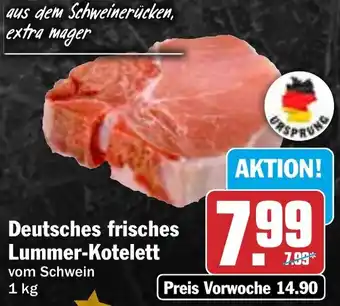 HIT Deutsches frisches Lummer-Kotelett Angebot