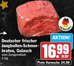 HIT Deutscher frischer Jungbullen-Schmorbraten, Gulasch Angebot