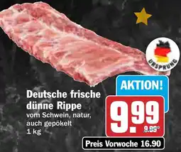 HIT Deutsche frische dünne Rippe Angebot