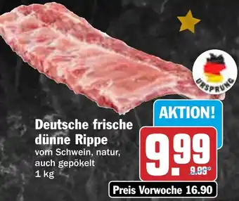 HIT Deutsche frische dünne Rippe Angebot