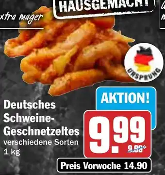 HIT Deutsches Schweine Geschnetzeltes Angebot