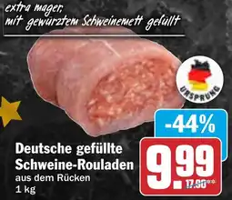 HIT Deutsche gefüllte Schweine-Rouladen Angebot