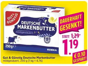 Gut & günstig deutsche markenbutter