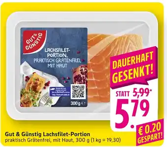 Edeka Gut & günstig lachsfilet-portion Angebot