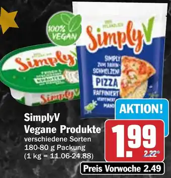 HIT SimplyV Vegane Produkte Angebot