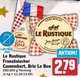 HIT Le Rustique Französischer Camembert, Brie Le Bon Angebot
