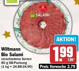 HIT Wiltmann Bio Salami Angebot