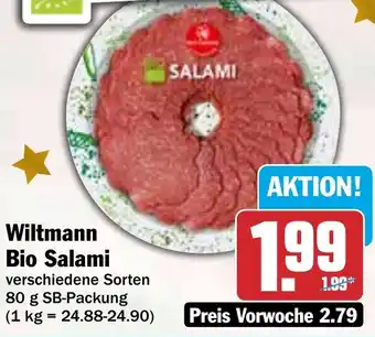 HIT Wiltmann Bio Salami Angebot