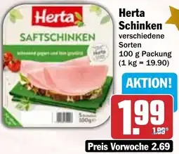 HIT Herta Schinken Angebot